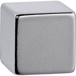 Maul neodymový magnet (š x v x h) 15 x 15 x 15 mm krychle stříbrná 1 ks 6169396