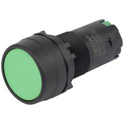 DECA CP2B-M1E10G tlačítkový spínač 400 V 8 A zelená bez aretace (d x š x v) 29.9 x 20.5 x 55.5 mm 1 ks