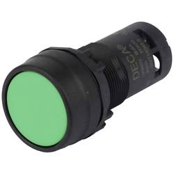 DECA CP2B-A1E10B tlačítkový spínač 400 V 8 A černá s aretací (d x š x v) 29.9 x 20.5 x 55.5 mm 1 ks