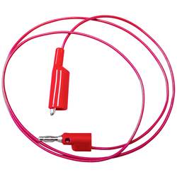 Mueller Electric BU-2030-A-24-2 měřicí kabel banánková zástrčka 4 mm krokosvorky 0.6 m červená 1 ks