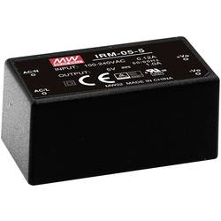 MW Mean Well IRM-05-12 AC/DC zdroj do DPS 12 V/DC 0.42 A 5 W
