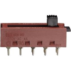 Arcolectric (Bulgin Ltd.) X24200AAAA X24200AAAA posuvný přepínač 250 V/AC 10 A 2x zap/zap/zap/zap 1 ks