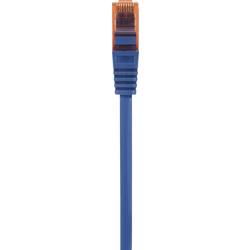 Renkforce RF-5043874 RJ45 síťové kabely, propojovací kabely CAT 6 U/UTP 2.00 m modrá s ochranou, bez halogenů 1 ks