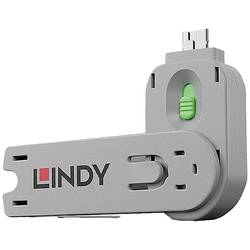 LINDY Klíč k portu USB-A Schloss / Zutrittskontrolle zelená 40621