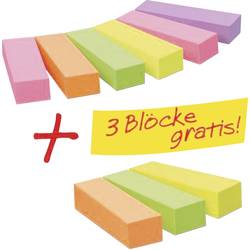 Post-it samolepící proužky 670-6+3 15 mm x 50 mm neonově růžová, neonově zelená, neonově žlutá, neonově oranžová, fialová 900 listů