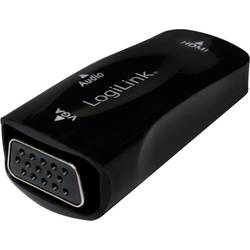 LogiLink CV0108 HDMI adaptér [1x HDMI zásuvka - 1x VGA zásuvka] černá 0.004 m