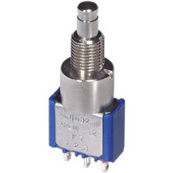 APEM 8646A, 8646A tlačítkový spínač, 6.35 mm, 250 V/AC, 3 A, 1 ks