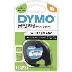 DYMO 91221 páska do štítkovače plast Barva pásky: perlově bílá Barva písma: černá 12 mm 4 m S0721660