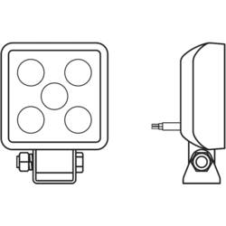 Osram Automotive pracovní světlomet 12 V, 24 V LEDriving® CUBE VX70-WD LEDWL103-WD šířka rozsahu osvětlení (d x š x v) 97 x 31 x 73 mm 550 lm 6000 K