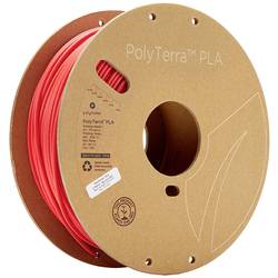 Polymaker 70827 PolyTerra PLA vlákno pro 3D tiskárny PLA plast Nižší obsah plastů 2.85 mm 1000 g červená (matná) 1 ks