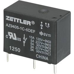 Zettler Electronics AZ9405-1C-12DEF, 275856 relé do DPS, monostabilní, 1 cívka, 30 V/DC, 277 V/AC, 10 A, 1 ks