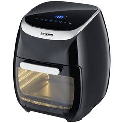 Severin FR 2446 fritéza, 11 l, 2 000 W, horkovzdušný, ochrana proti přehřátí, černá/stříbrná