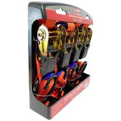 HP Autozubehör 12104 dvoudílný upínací popruh Přivazovací únosnost napřímo (LC)=250 daN (d x š x v) 300 cm x 9 mm x 4.5 cm přezka se zubatým páskem EN 12195-2