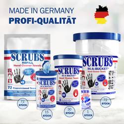Scrubs In-a-Bucket čisticí utěrky na ruce 72 ks 72 ks