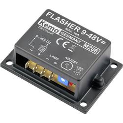 Kemo M206 sada přerušovaného světelného signálu Provedení (stavebnice/hotový modul): hotový výrobek 9 V/DC, 48 V/DC