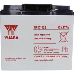 Yuasa Yuasa NP17-12 batteria UPS Acido piombo [VRLA] 12 V (Valve regulated lead acid) NP17-12 olověný akumulátor 12 V 17 Ah olověný se skelným rounem (š x v x