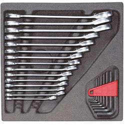 Gedore RED 3301700 R22250001 sada plochých oboustranných ráčnových klíčů 07 - 29 mm