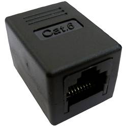 Value spojka RJ45 RJ45 adaptér CAT 6 70 m černá
