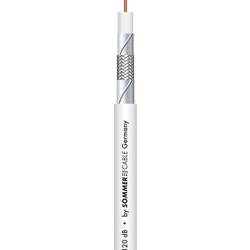 Sommer Cable RG6, 601-0970C koaxiální kabel, vnější Ø: 6.8 mm, 75 Ω, 120 dB, bílá, metrové zboží