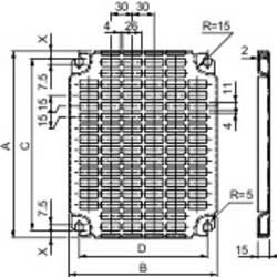 Schneider Electric NSYMR66 montážní deska (d x š) 600 mm x 600 mm ocel 1 ks