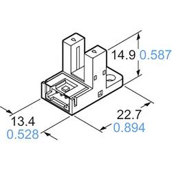 Panasonic vidlicová světelná závora PM-Y65-P PM-Y65-P typ Y spínání za světla, spínání za tmy 5 - 24 V/DC 1 ks