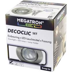 Megatron MT75403 vestavné svítidlo, LED, GU10, GU5.3, 4.5 W, železo (kartáčované)
