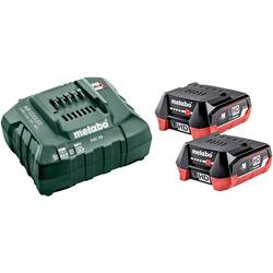 Metabo Basic-Set 12V 2 x LiHD 4.0 Ah akumulátor do nářadí a nabíječka, 4 Ah LiHD , 685301000