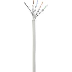 Renkforce RF-5043948 RJ45 síťové kabely, propojovací kabely CAT 6A S/FTP 10.00 m šedá samozhášecí 1 ks