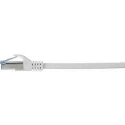 Renkforce RF-5043948 RJ45 síťové kabely, propojovací kabely CAT 6A S/FTP 10.00 m šedá samozhášecí 1 ks