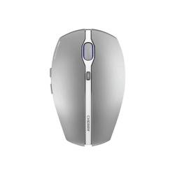 CHERRY GENTIX BT optická myš, přenos Bluetooth®, 7 tlačítko, 1000 dpi, 2000 dpi, mrazivá, stříbrná