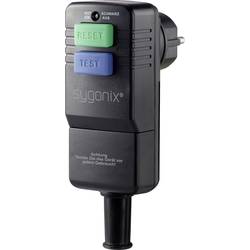 Sygonix SY-3779070 zástrčkový proudový chránič 230 V černá IP54