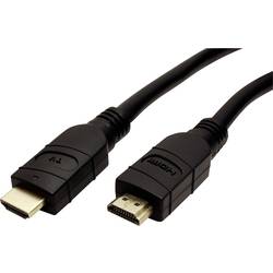 Value HDMI kabel Zástrčka HDMI-A, Zástrčka HDMI-A 15.00 m černá 14.99.3452 4K UHD HDMI kabel