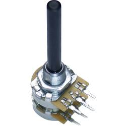Potentiometer Service 9908, 9908 otočný potenciometr, Stereo, 0.4 W, 100 kΩ, 1 ks