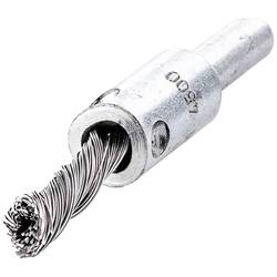 Lessmann Štětcový kartáč D.6mm, dřík, 6mm, tloušťka drátu 0,35 mm, 4500 min 451278 451278 1 ks