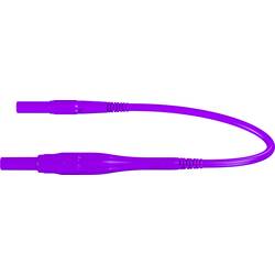 Stäubli XSMF-419 měřicí kabel lamelová zástrčka 4 mm lamelová zástrčka 4 mm 1.00 m fialová 1 ks