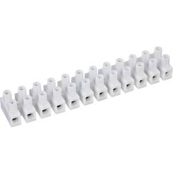 TRU COMPONENTS svítidlové svorky Pro kabel o rozměru: 1.5-2.5 mm² Tuhost (příčný řez): 1.5-2.5 mm² Pólů: 12 bílá 1 ks