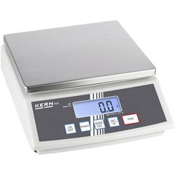 Kern FCB 8K0.1 stolní váha 8 kg, rozlišení 0.1 g 230 V, na baterii, napájeno akumulátorem, stříbrná