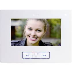 m-e modern-electronics kabelový domovní video telefon vnitřní jednotka, bílá, Vistus VD 607