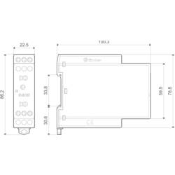 Finder 83.01.0.240.0000 83.01.0.240.0000 časové relé, 0.05 s (min), 400 V/AC, 16 A, 1 ks
