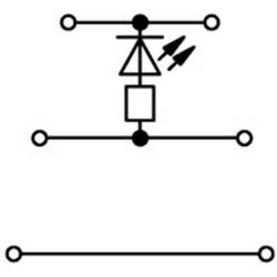 WAGO 2002-3221/1000-434 trojitá LED svorka 5.20 mm pružinová svorka osazení: L šedá 1 ks Piece