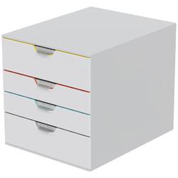 Durable Schubladenbox VARICOLOR® MIX 4 762427 box se zásuvkami šedá DIN A4 Počet zásuvek: 4