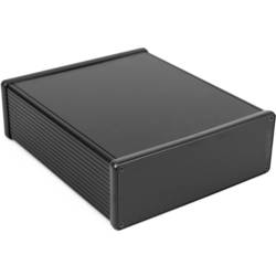 Hammond Electronics 1455U2201BK univerzální pouzdro 220 x 191 x 66 hliník extrudovaný černá (eloxovaná) 1 ks