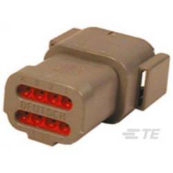 TE Connectivity DTM zástrčkový konektor na kabel 8, DTM04-08PA-E003, 1 ks
