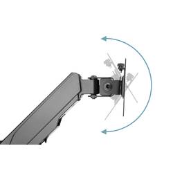 Digitus DA-90396 držák na zeď pro monitor 1 Displej: (s) 33,0 cm (13) - 81,3 cm (32) černá, černá (matná) otočný, nastavitelná výška, naklápěcí, otočný,