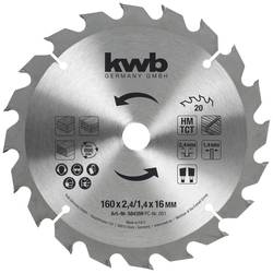 kwb 584359 pilový kotouč 160 x 16 mm 1 ks