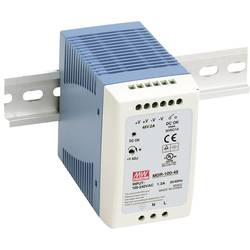 MW Mean Well MDR-100-48 síťový zdroj na DIN lištu, 48 V/DC, 2 A, 96 W, výstupy 1 x