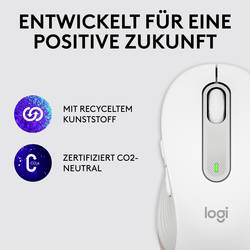 Logitech Signature M650 myš bezdrátový, Bluetooth® optická bílá 5 tlačítko 4000 dpi