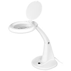 LogiLink WZ0059 Stolní lupa s osvětlením, 3 a 12 dioptrie zvětšení=4 x 100 mm Třída energetické účinnosti 2021 F (A - G)