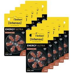 Intenso Baterie do naslouchátek PR41-312 1.45 V 60 ks 148 mAh zinko-vzduchová 7504436MP