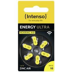 Intenso Baterie do naslouchátek PR70-10 1.45 V 6 ks 86 mAh zinko-vzduchová 7504416
